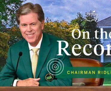 Chairman Ridley honors Lee Elder | Masters Press Conference