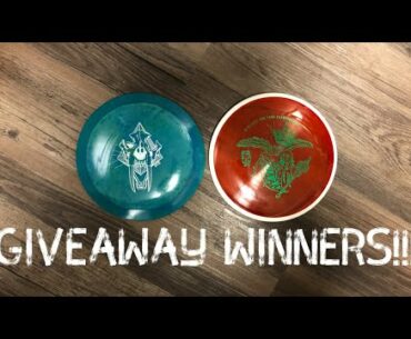 And the GIVEAWAY WINNERS are... | OTB Discs | Disc Golf