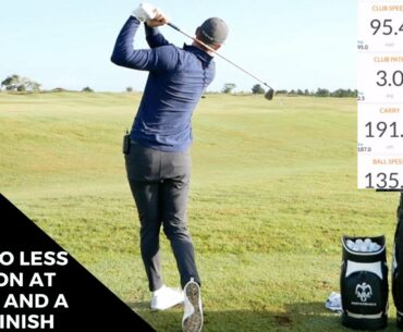 A KEY TO LESS TENSION AT IMPACT AND A FREE FINISH