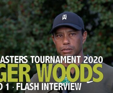 Tiger Woods Thursday Flash Interview 2020 The Masters Tournament - Round 1