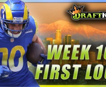 DRAFTKINGS WEEK 10 FIRST LOOK LINEUP: NFL DFS PICKS