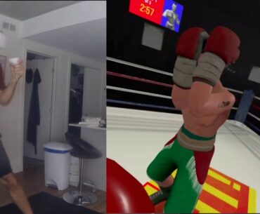 REAL BOXER vs VR GAME Thrill of the fight (QUEST 2)