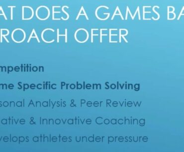Games based vs drill based and designing activities - Gordon Hanlon