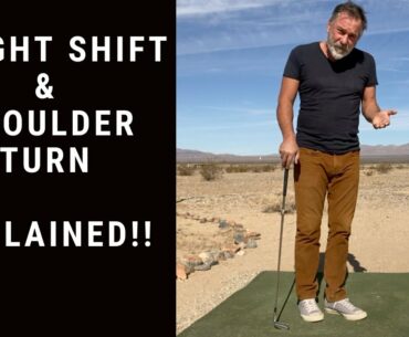 Weight Shift and Shoulder Turn In The Golf Swing [Explained!!!]