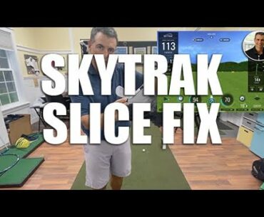 Fixing Your Slice Using Skytrak Launch monitor