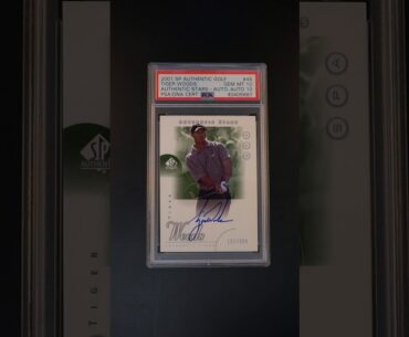 2001 SP Authentic Golf Tiger Woods ROOKIE RC PSA/DNA 10 AUTO #45 PSA 10 GEM MINT - ENDS 11/23/20