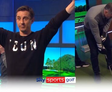 Gary Neville & Jamie Carragher take on the Four Putt Challenge!