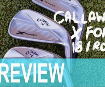 CALLAWAY X FORGED 18 IRONS