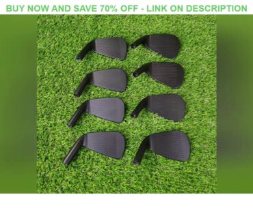 Oem Golf Clubs 0311ST Irons Set Zwart Golf Smeedijzer 4-9W Een Set Van 7 Stuks R /S Sturen Headcove