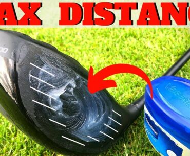 ILLEGAL VASELINE ON DRIVER FACE - LOWEST SPIN POSSIBLE
