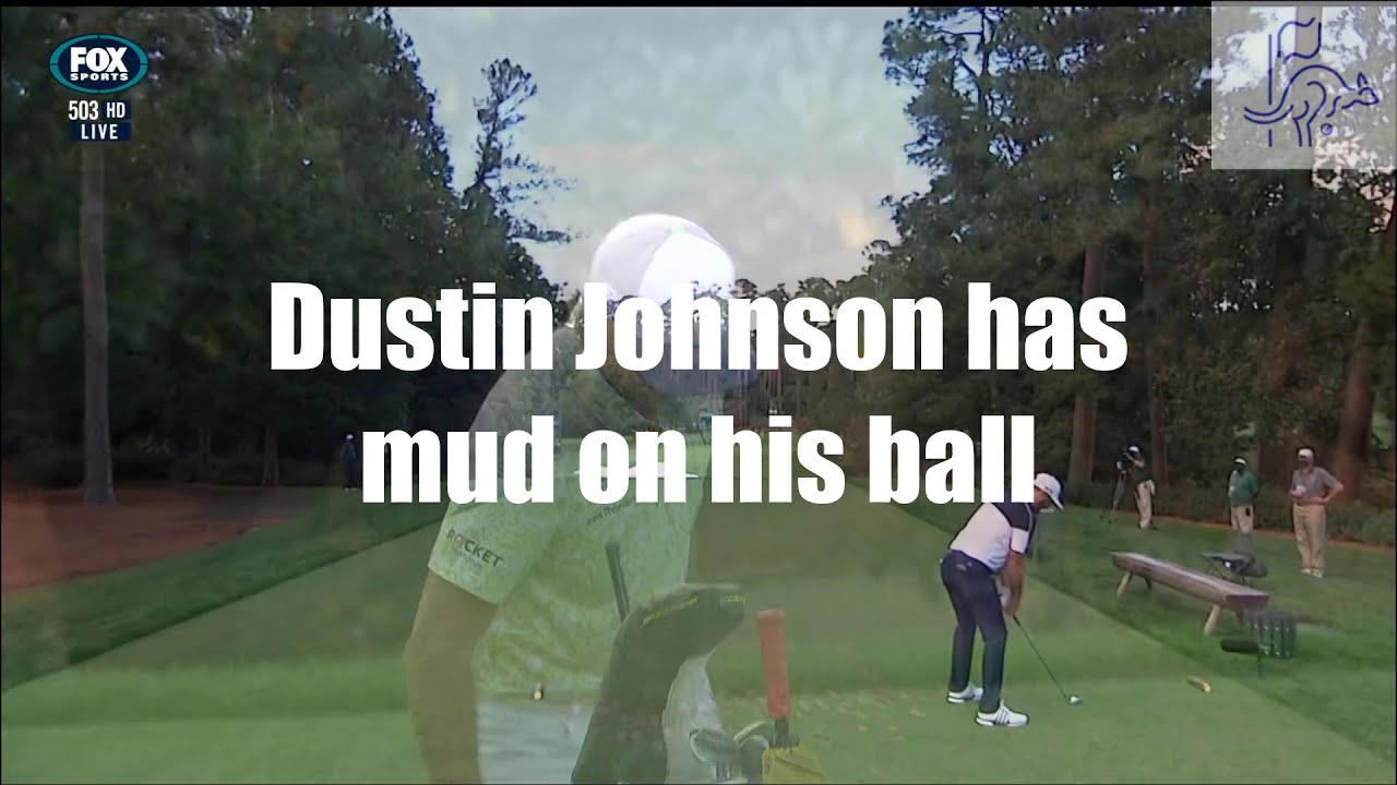 Dustin Johnson Makes a Stroke at His Ball that has Mud on it – Golf Rules Dustin Johnson Makes a Stroke at His Ball that has Mud on it - Golf Rules
