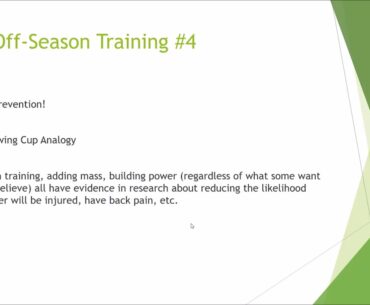 Junior Golf Off Season 2020 21 Webinar