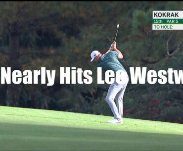 Jason Kokrak Nearly Hits Lee Westwood - Golf Rules