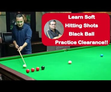 Learn Soft Hitting Shots, Practice Break Building, Snooker Training / Coaching 2020!
