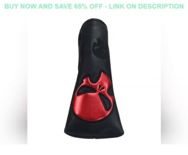 Craftsman Golf Blade Putter Cover Red Skull Ping Putter Headcover Met Magnetische Sluiting