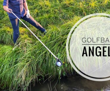 Angeln eines Golfballs
