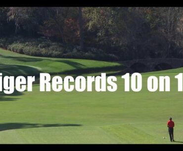 Tiger Woods Records a Ten - Golf Rules
