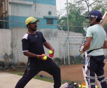 Front foot weight transfer and high left elbow | Batting Drill