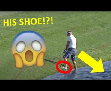 Robert Allenby ruins his shoe at the 2013 Vivint Houston Open!!