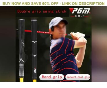 Dubbele grip! PGM coach aanbevolen golf swing stok beginner training hand correctie club trainer ma