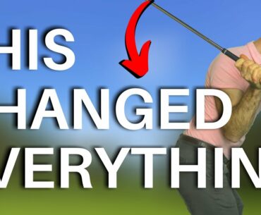 THE MOVE that CHANGED MY golf swing FOREVER