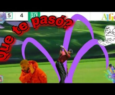 Tiger Woods Hits 3,Tira Bolas Al Agua Firma 10 golpes en el par 3 del hoyo 12 Master De Augusta 2020