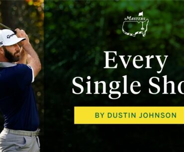 Every shot from Dustin Johnson's second round | The Masters