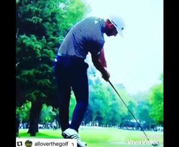 Dustin Johnson slow motion driver golf swing. #Bestgolfswings #alloverthegolf