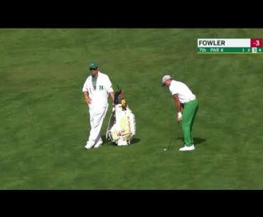Rickie Fowlers Insane birdie hole out (The Masters 2020 Round 3)