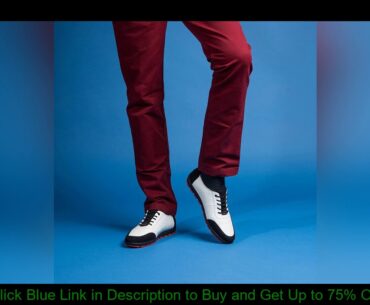 New Genuine Leather Golf Shoes Men Waterpoof Golf Sneakers White Outdoor Grass Anti Slip Luxury Gof