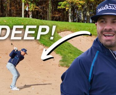 CRAZY DEEP BUNKERS AT HAMILTON FARM GOLF CLUB
