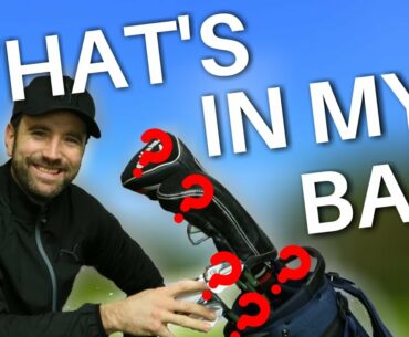 What's in my golf bag + WHY are NONE of my golf clubs NEW?!?!