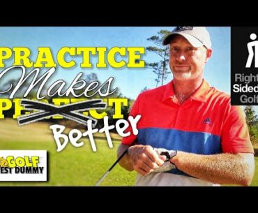 Week 4 - Gary Edwin Right Sided Swing - Practice Pays Off - Golf Test Dummy