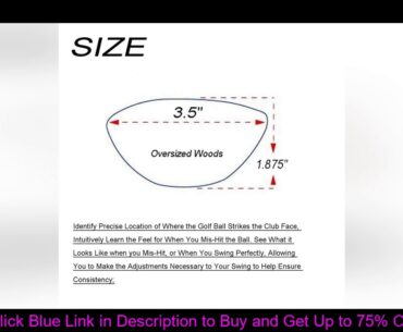 200 pcs Golf Impact Stickers Sticker Oversized Wood Labels Roll Balls Hitting Recorder for Men Wome