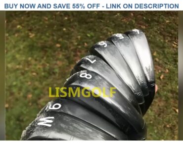 2019 Mannen Zwart 0311P GEN2 Iron Golf Smeedijzer Golf Club 4-9 W la Set R / S Head Cover Stalen St