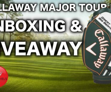 CALLAWAY MAJOR TOUR BAG UNBOXING & GIVEAWAY