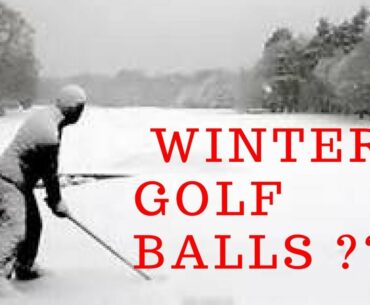 ARE PREMIUM GOLF BALLS WORTH IT FOR THE WINTER
