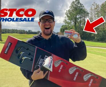 KIRKLAND SIGNATURE GOLF CLUBS & BALL (Costco Golf Challenge!)