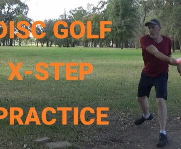 Throwing Practice at Victory Disc Golf Course