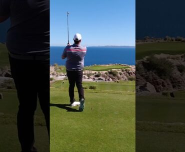MOST BEAUTIFUL HOLE IN THE WORLD? - TPC Danzante Bay 17th Hole #Shorts