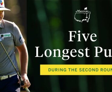 Five longest putts during the second round | The Masters