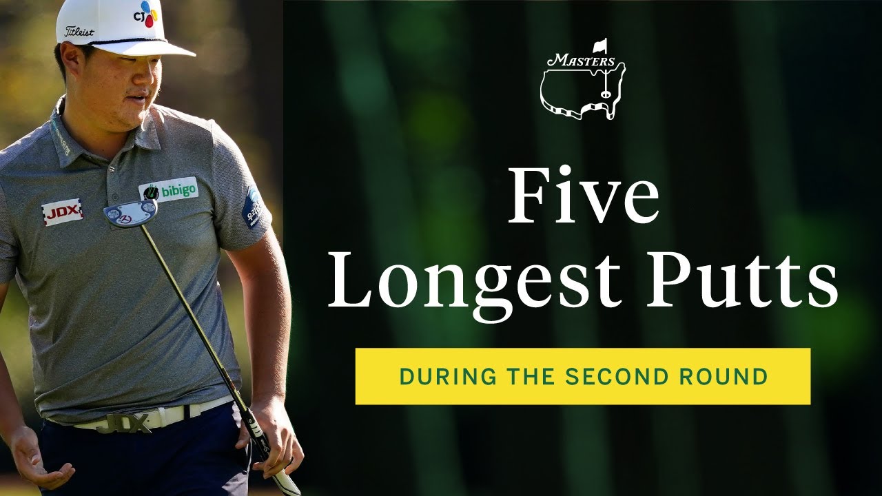 Five longest putts during the second round | The Masters Five longest putts during the second round | The Masters