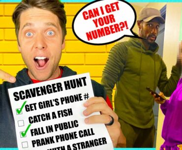 2v2 YOUTUBER SCAVENGER HUNT! *AWKWARD MOMENT WARNING!*