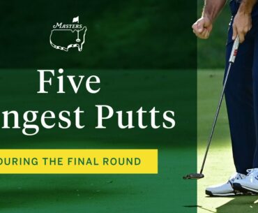 The longest putts from Sunday | The Masters