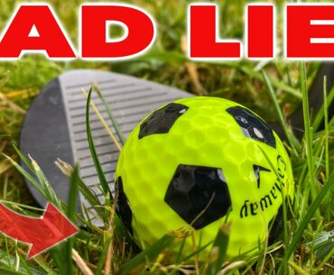 HOW TO HIT CHIP SHOTS FROM AROUND THE GREENS IN BAD LIES - SIMPLE GOLF TIPS