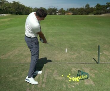 Right to left shaping shot with Jason King