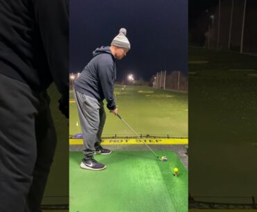 Stinger ball flight. Golf Swing progression. Late 2020. 2 iron #shorts