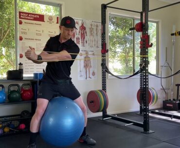 Fitball Cable / Band Rotation