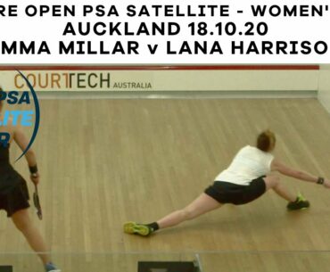 PSA SQUASH MATCH 4K | PANMURE OPEN WOMENS FINAL | EMMA MILLAR v LANA HARRISON