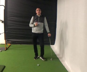 Chipping with a lob wedge